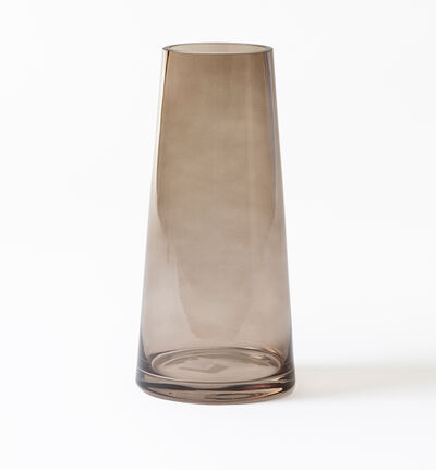 Glassvase Smoked gråbrun 25 cm Glassvase Smoked gråbrun 25 cm